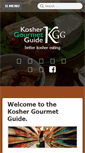 Mobile Screenshot of koshergourmetguide.com