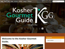 Tablet Screenshot of koshergourmetguide.com